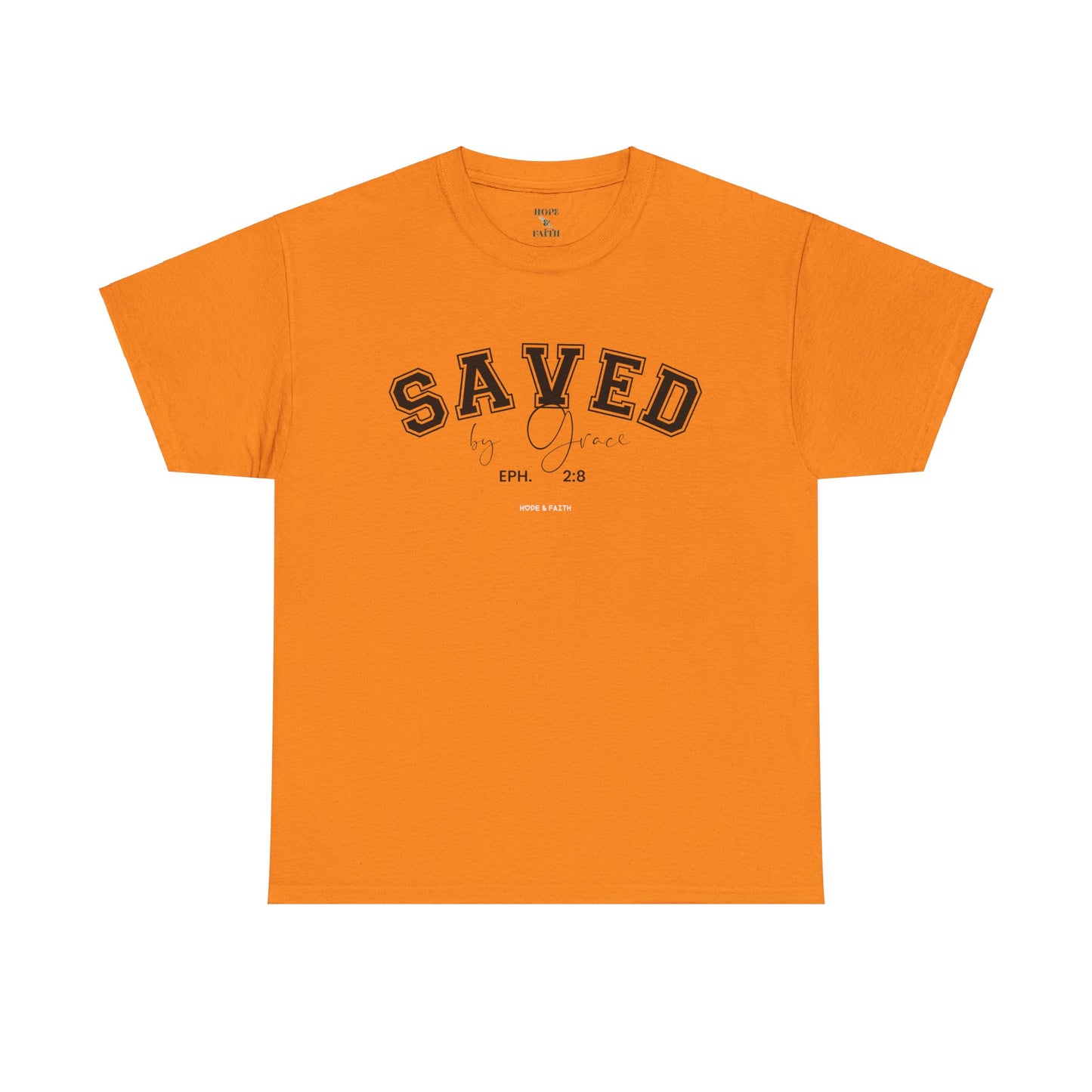 Saved - Camiseta unisex de algodón grueso 