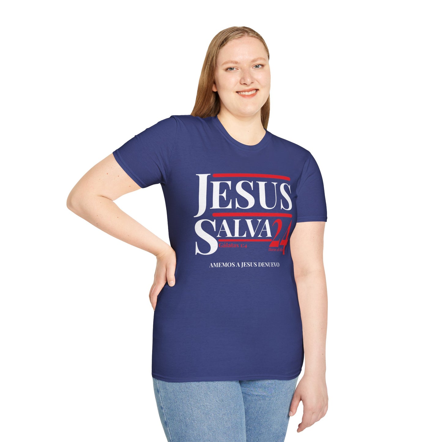 Jesús Salva - Camiseta unisex Softstyle 