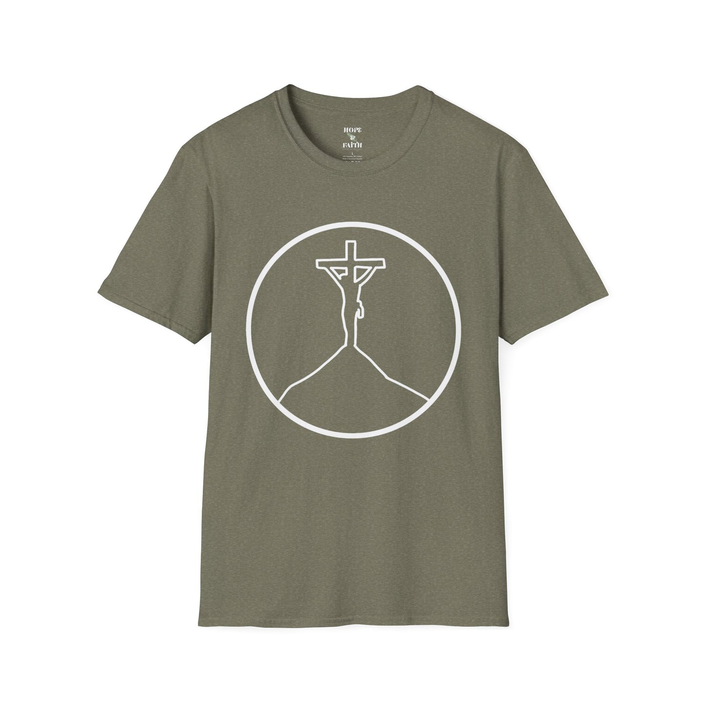 Jesus en la Cruz - Unisex Softstyle T-Shirt