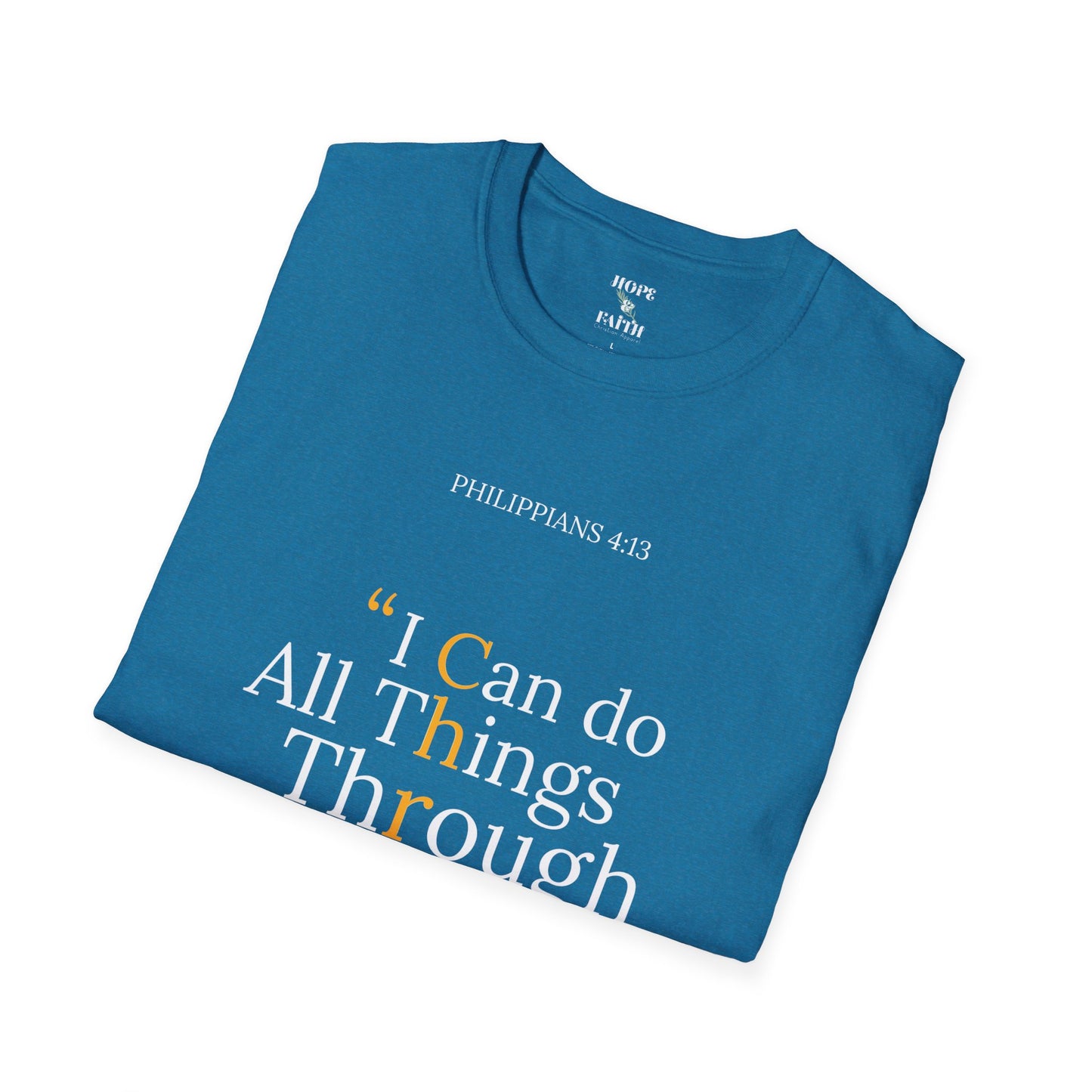 Philippians 4:13 - Unisex Softstyle T-Shirt