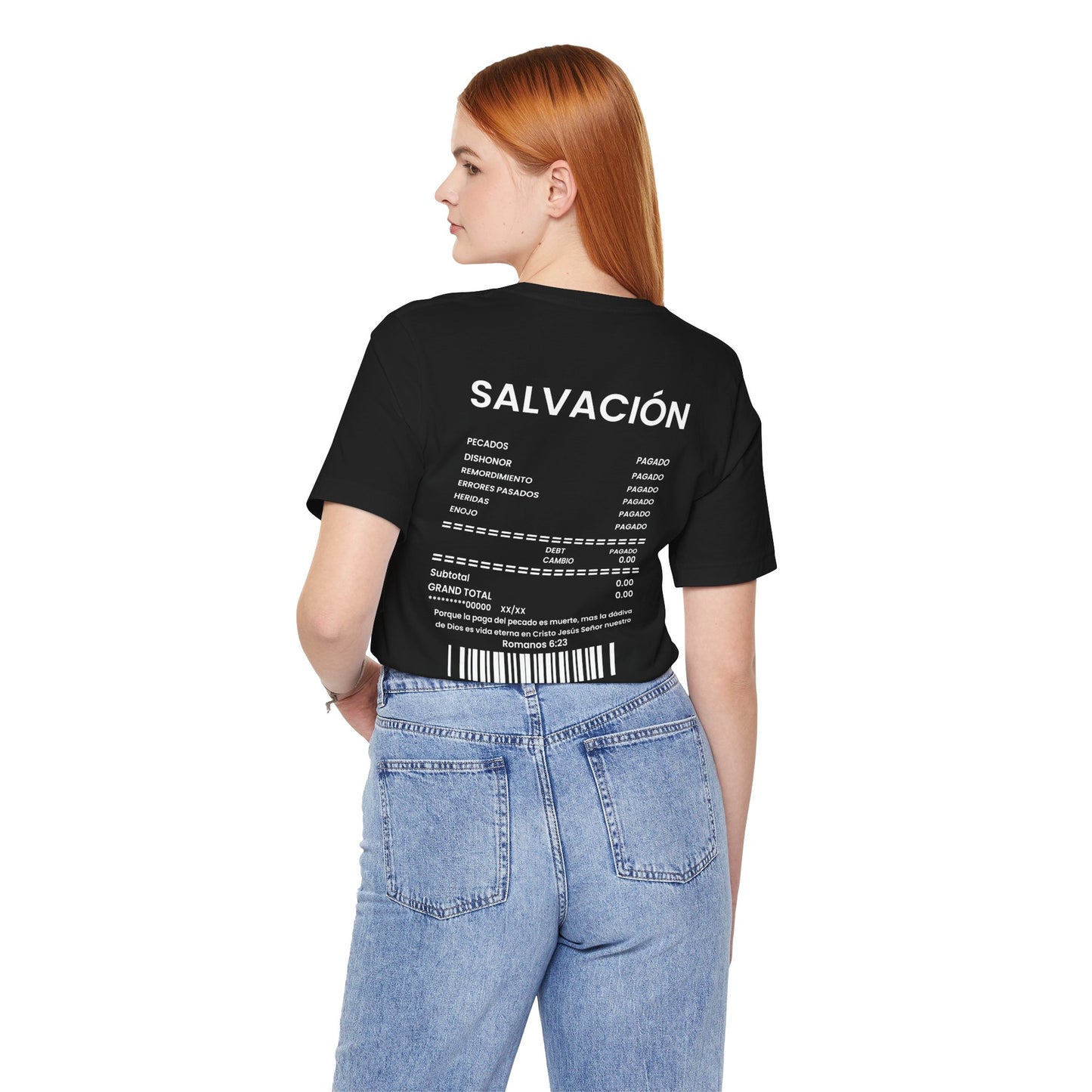 Recibo de salvación - Camiseta de manga corta Unisex Jersey 