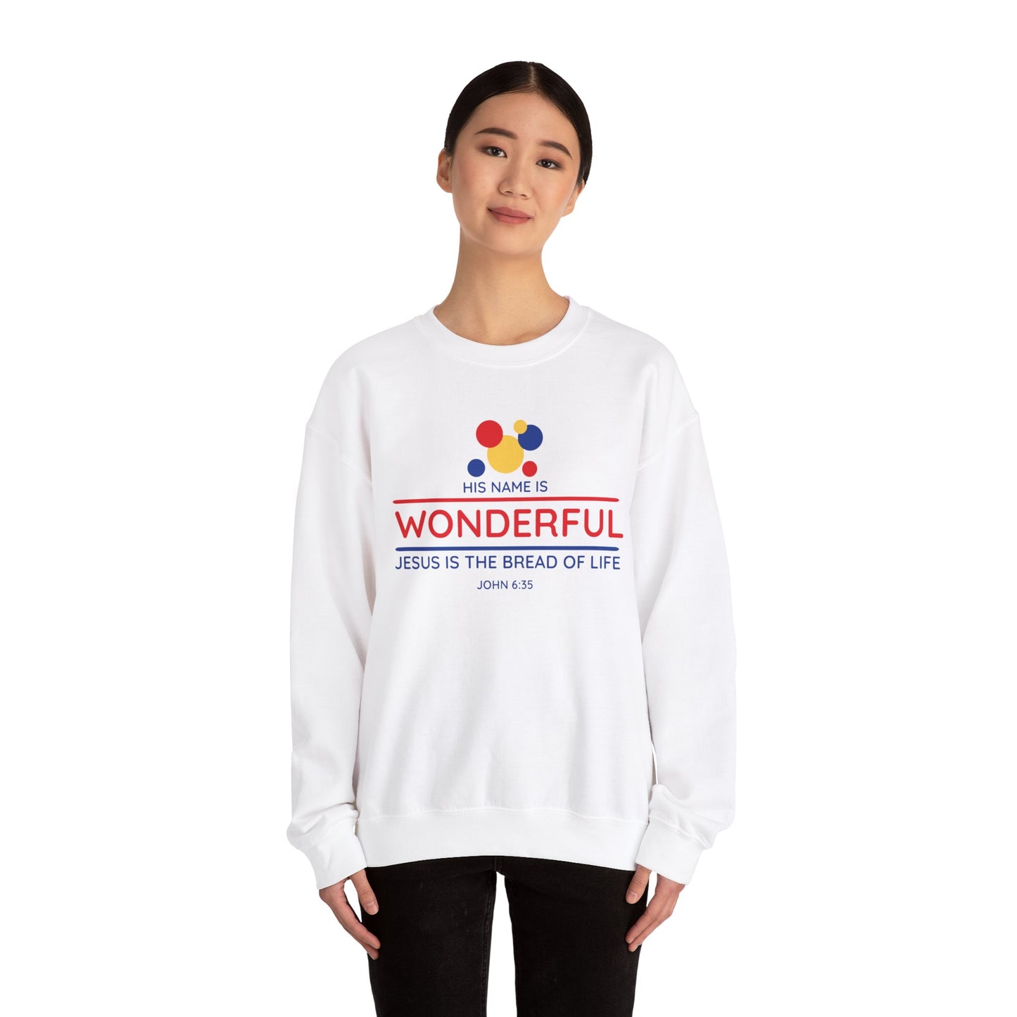 Bread of life - Unisex Heavy Blend™ Crewneck Sweatshirt