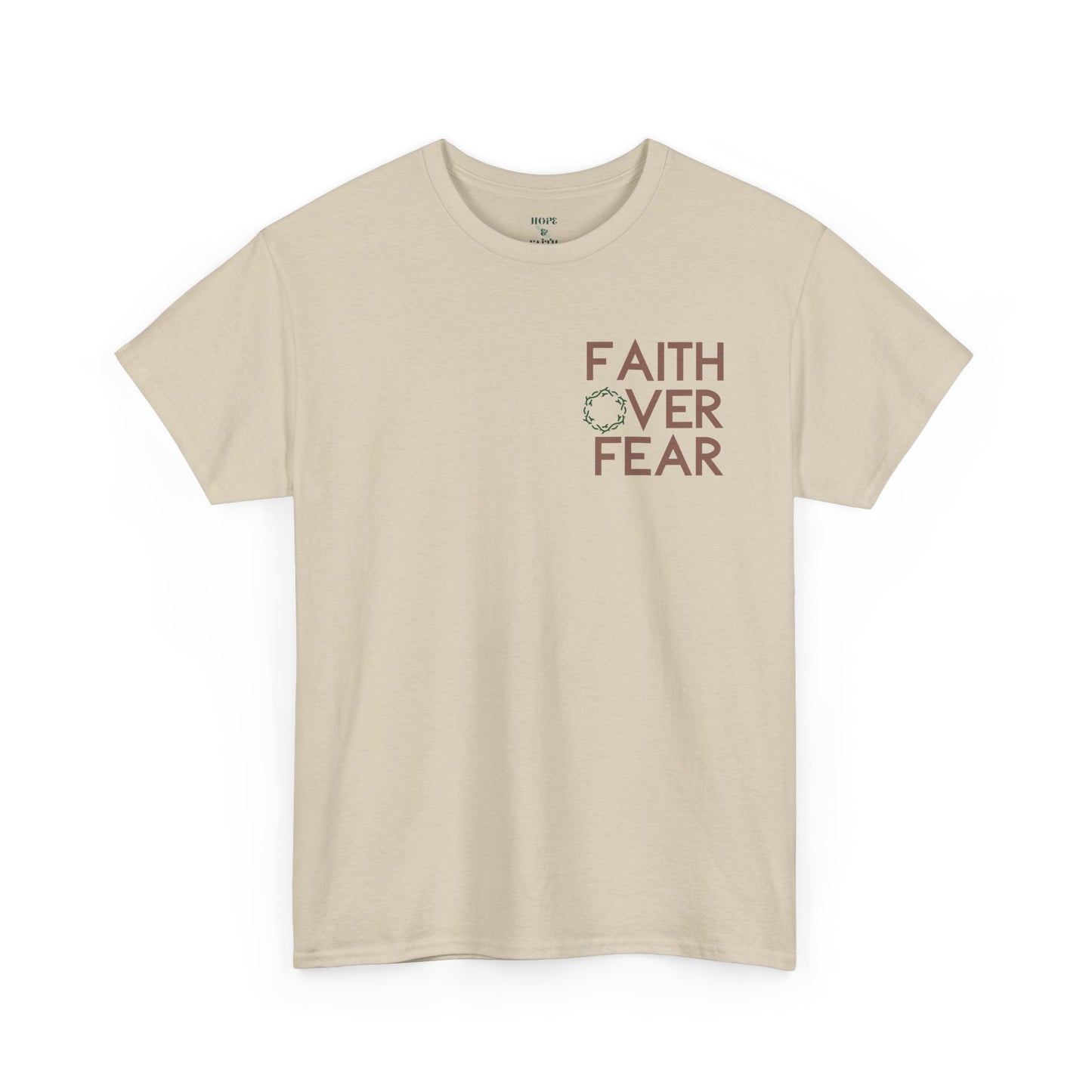 Faith Over Fear - Unisex Heavy Cotton Tee