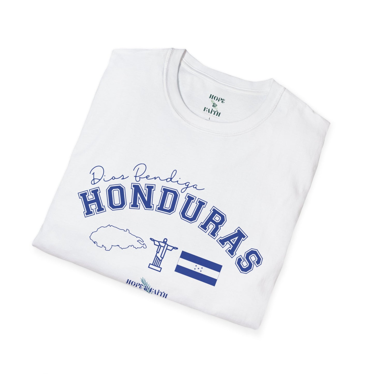 Dios Bendiga Honduras - Unisex Softstyle T-Shirt