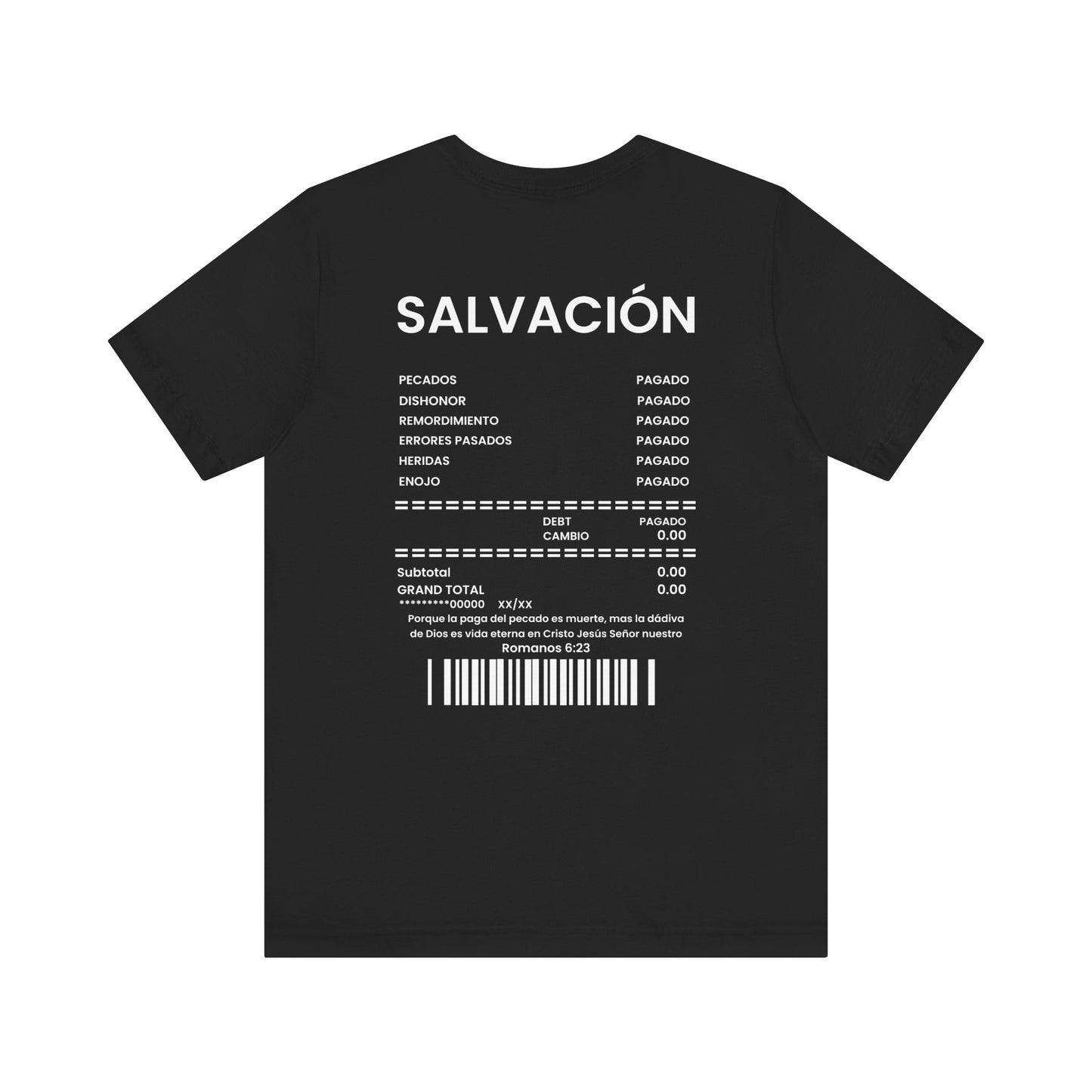 Recibo de salvación - Camiseta de manga corta Unisex Jersey 