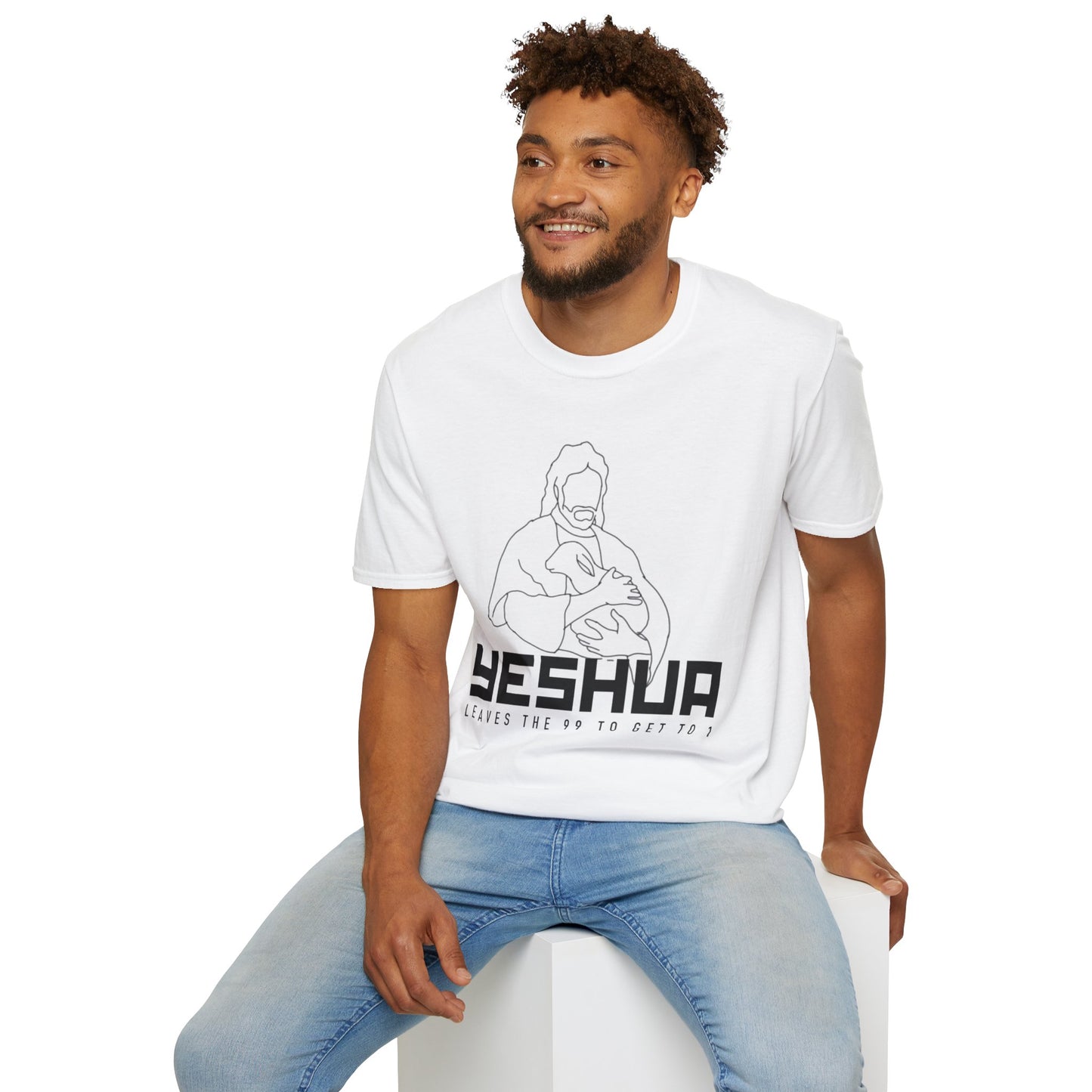 YESHUA 99 para llegar a 1 - Camiseta unisex Softstyle 