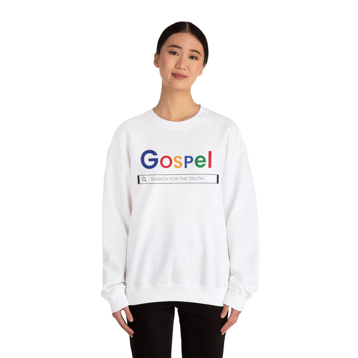 Gospel Search Crewneck Sweatshirt - Unisex Heavy Blend Comfort