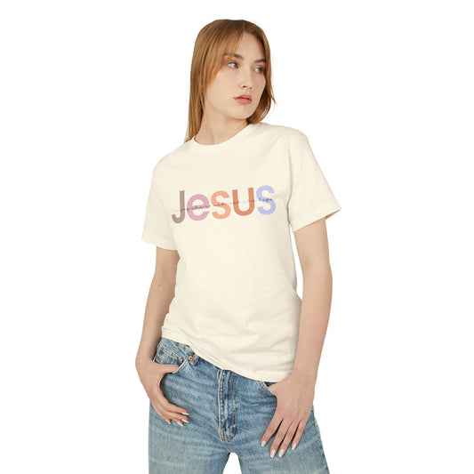 Jesus - Faith-Inspired Unisex Heavyweight Tee - 'Jesus' Design