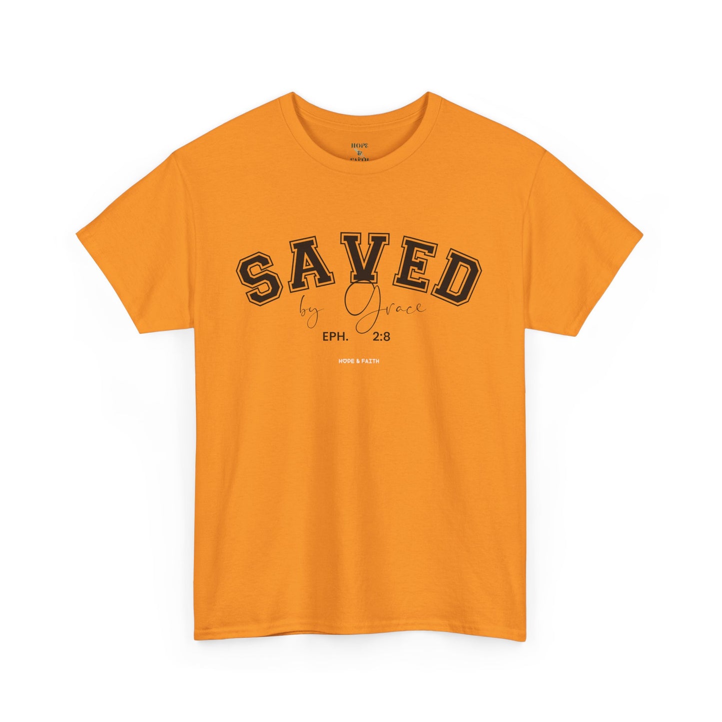 Saved - Camiseta unisex de algodón grueso 