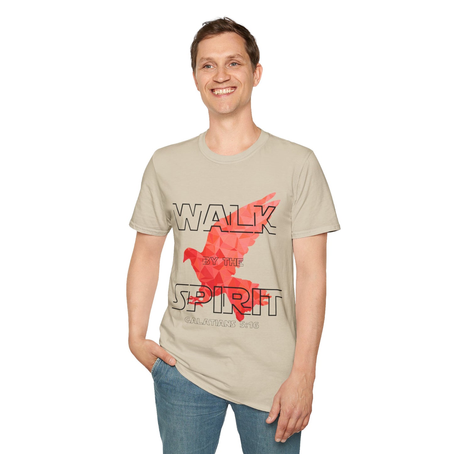 Walk by the spirit - Unisex Softstyle T-Shirt