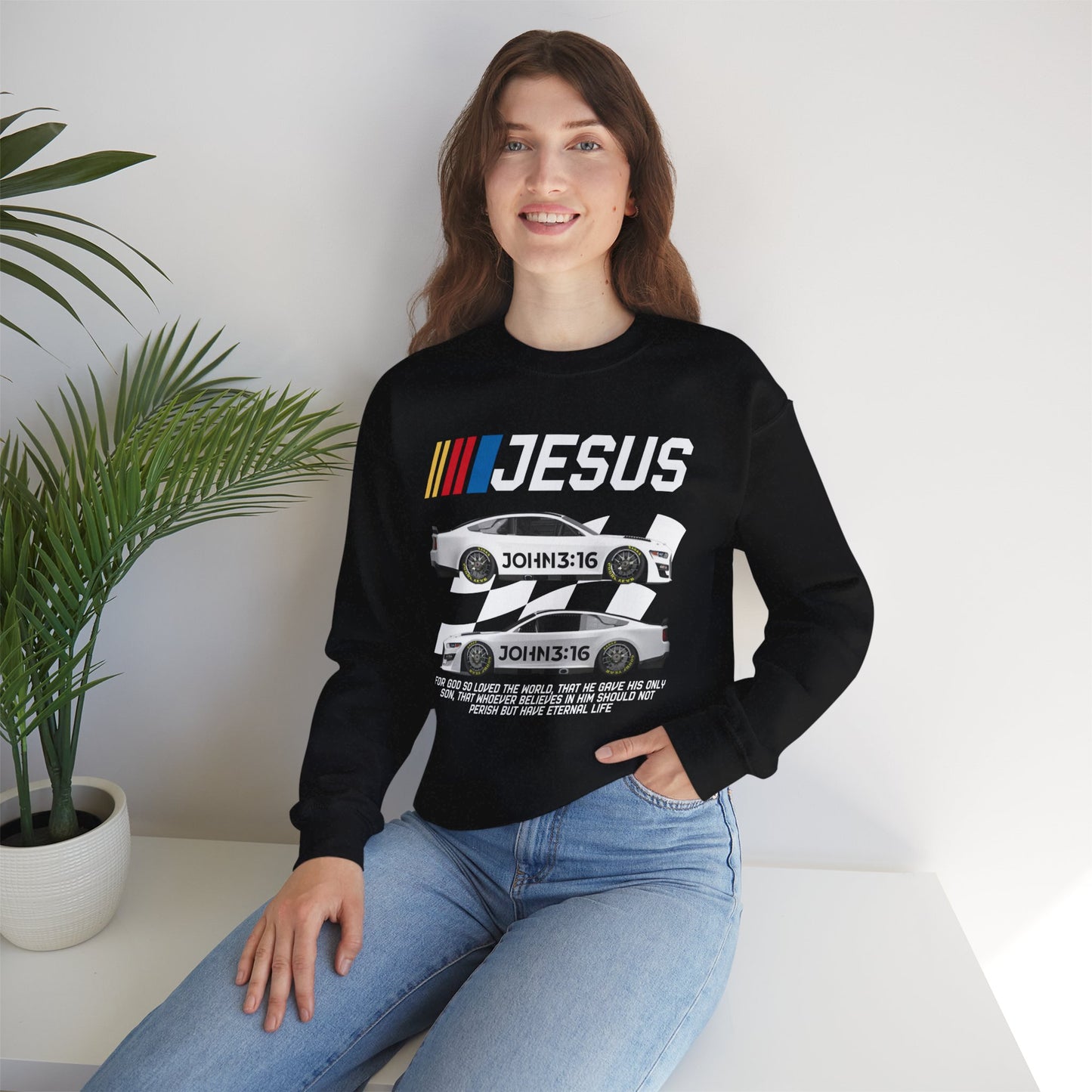 Jesus John 3:16 - Unisex Heavy Blend™ Crewneck Sweatshirt