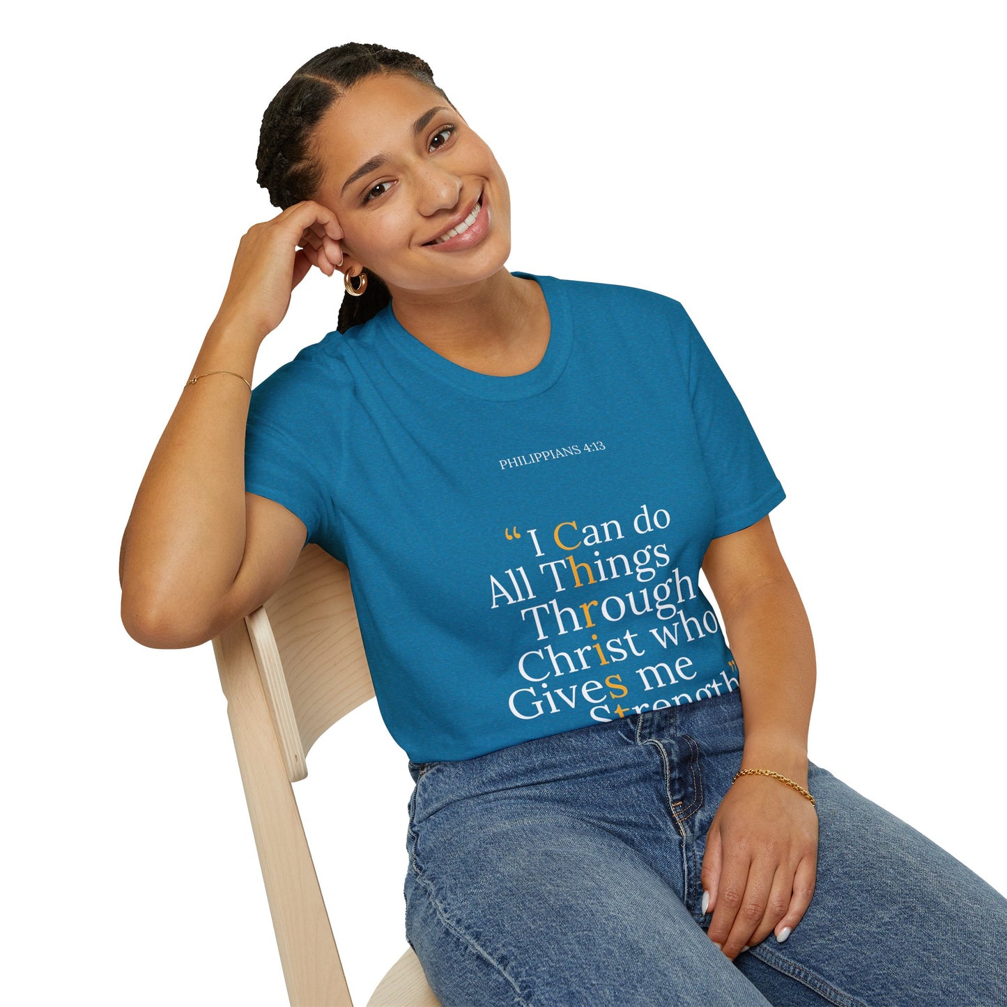 Philippians 4:13 - Unisex Softstyle T-Shirt