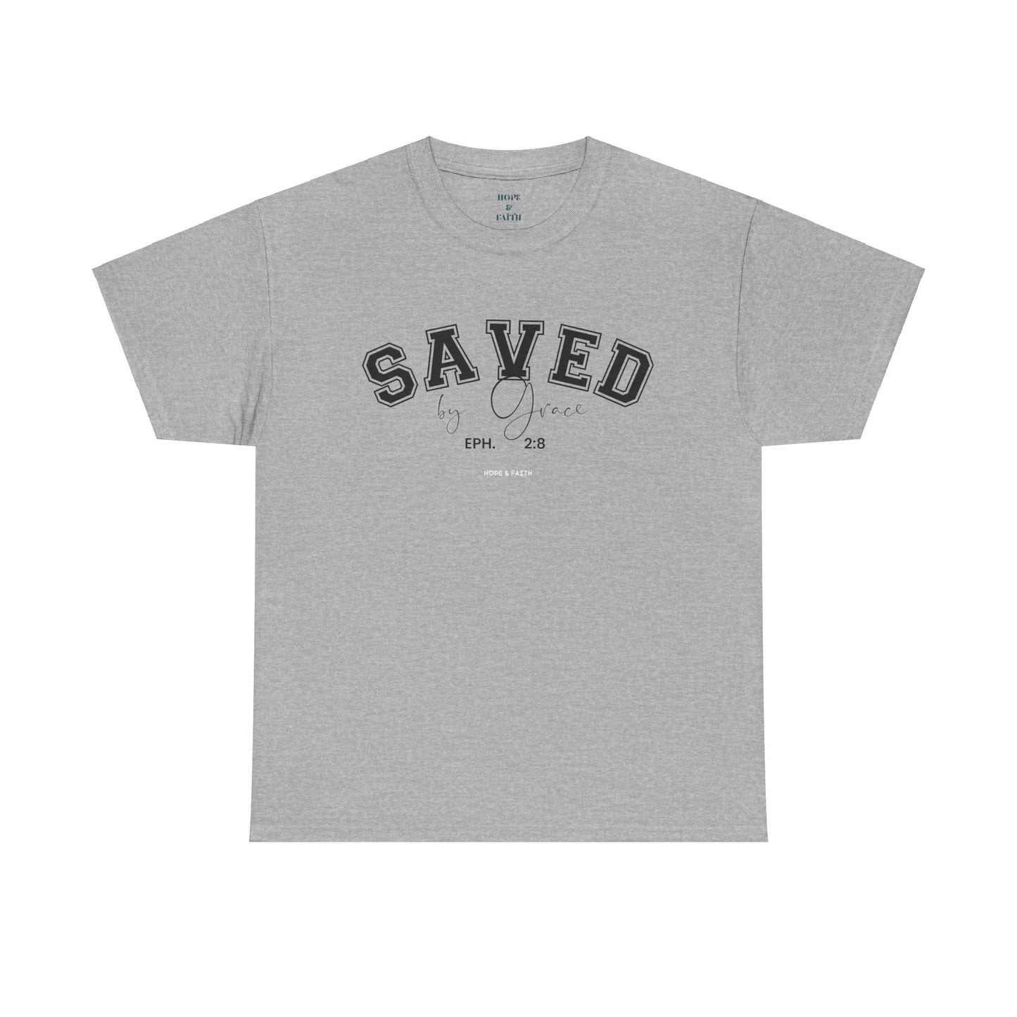 Saved - Camiseta unisex de algodón grueso 