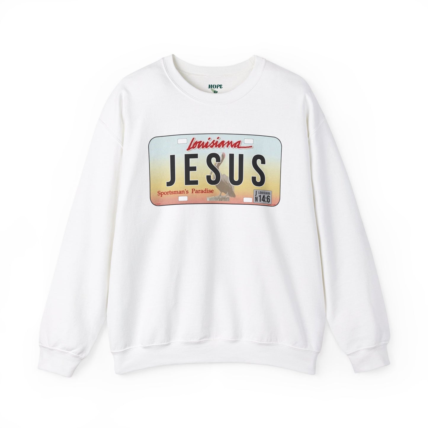 Louisiana Jesus - Unisex Heavy Blend™ Crewneck Sweatshirt