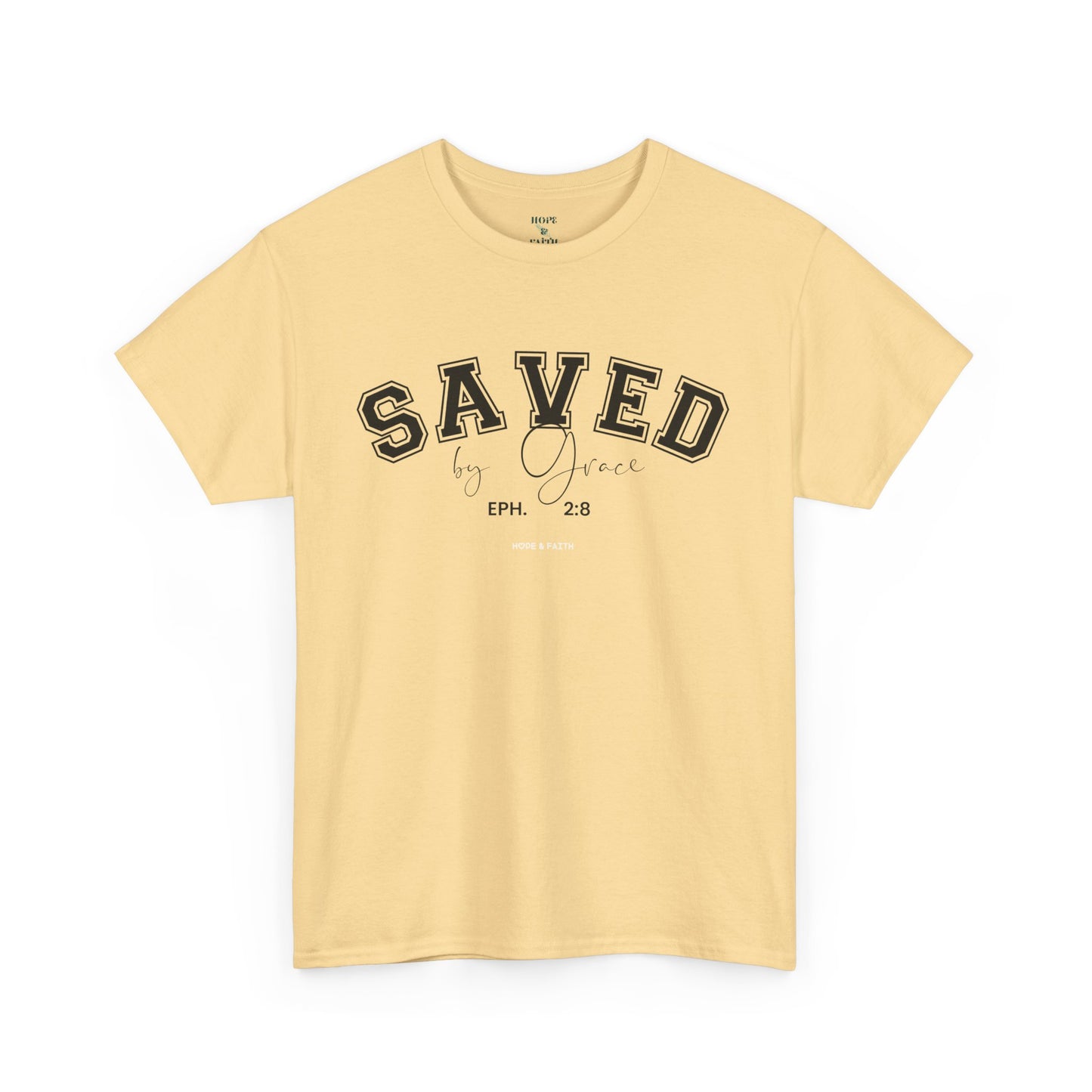 Saved - Camiseta unisex de algodón grueso 