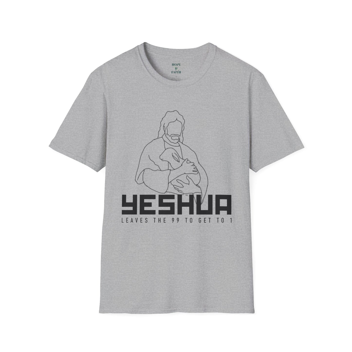 YESHUA 99 para llegar a 1 - Camiseta unisex Softstyle 