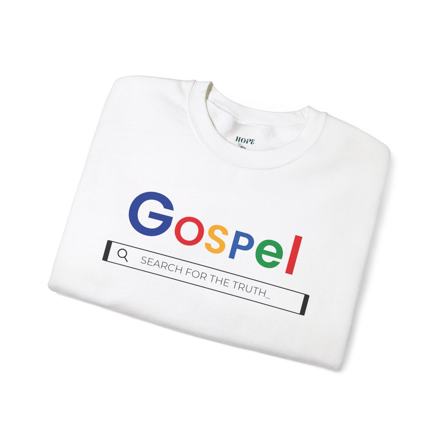 Gospel Search Crewneck Sweatshirt - Unisex Heavy Blend Comfort