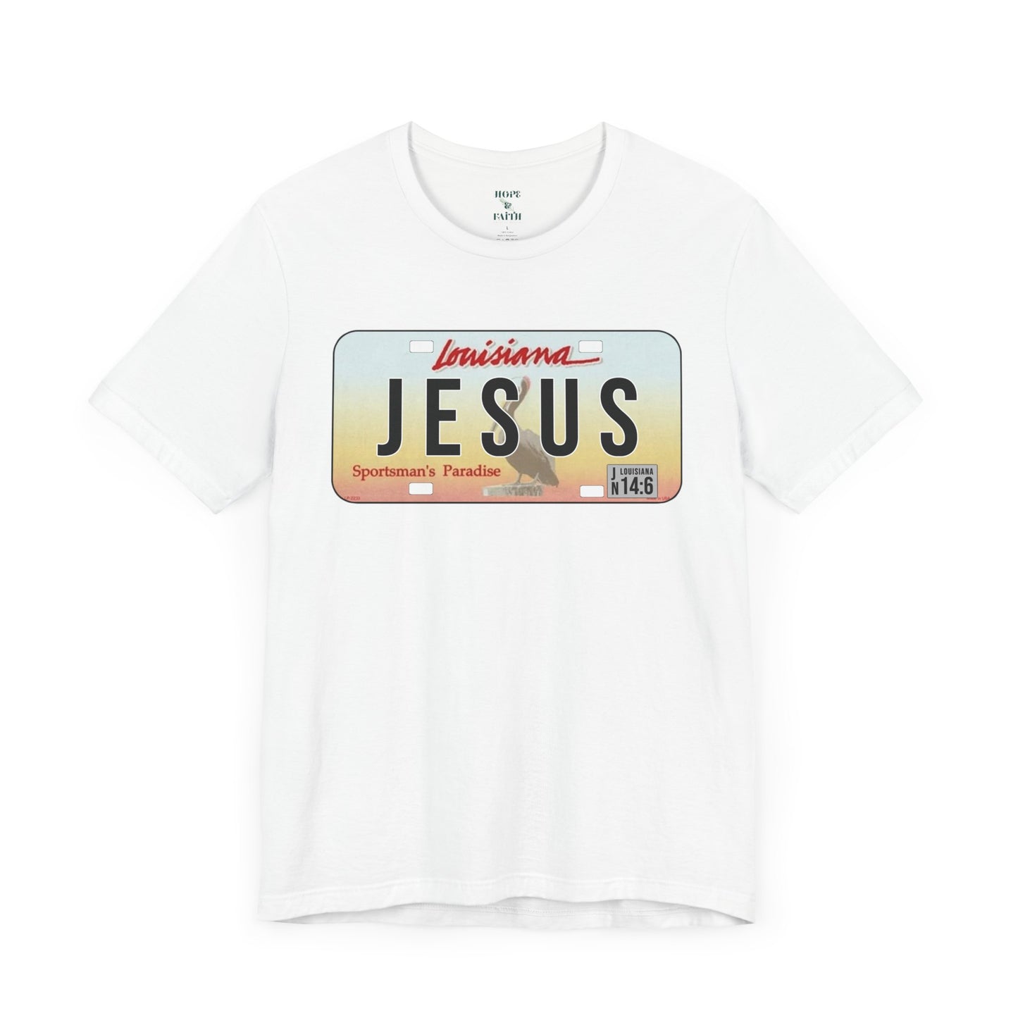 Louisiana Jesus - Unisex Jersey Short Sleeve Tee