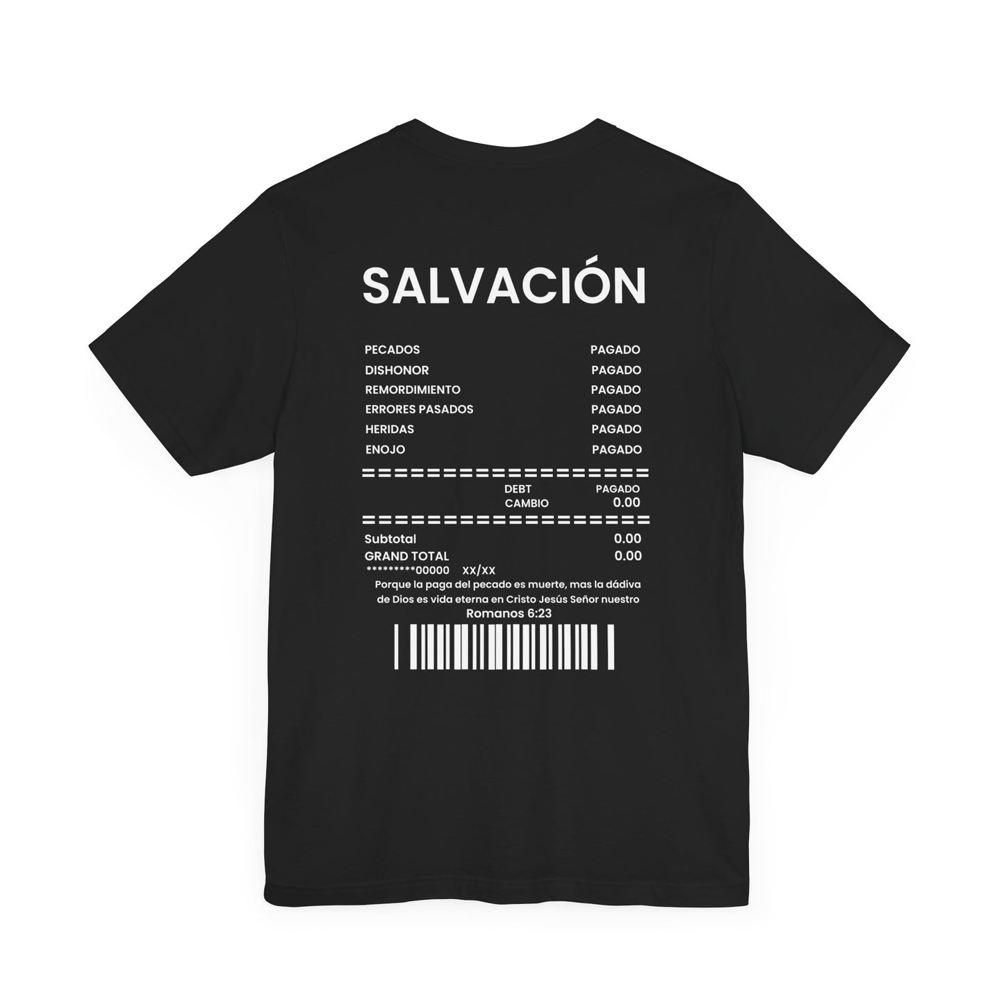 Recibo de salvación - Camiseta de manga corta Unisex Jersey 