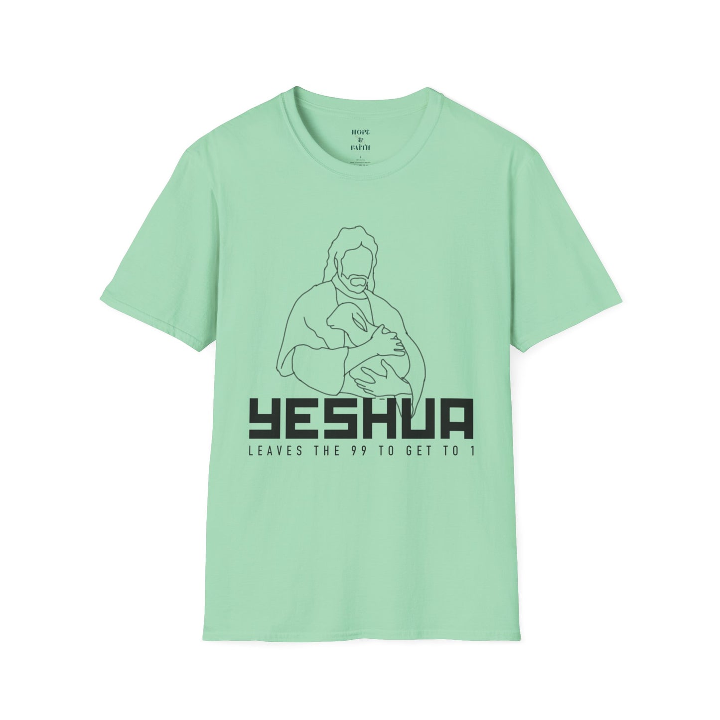 YESHUA 99 para llegar a 1 - Camiseta unisex Softstyle 