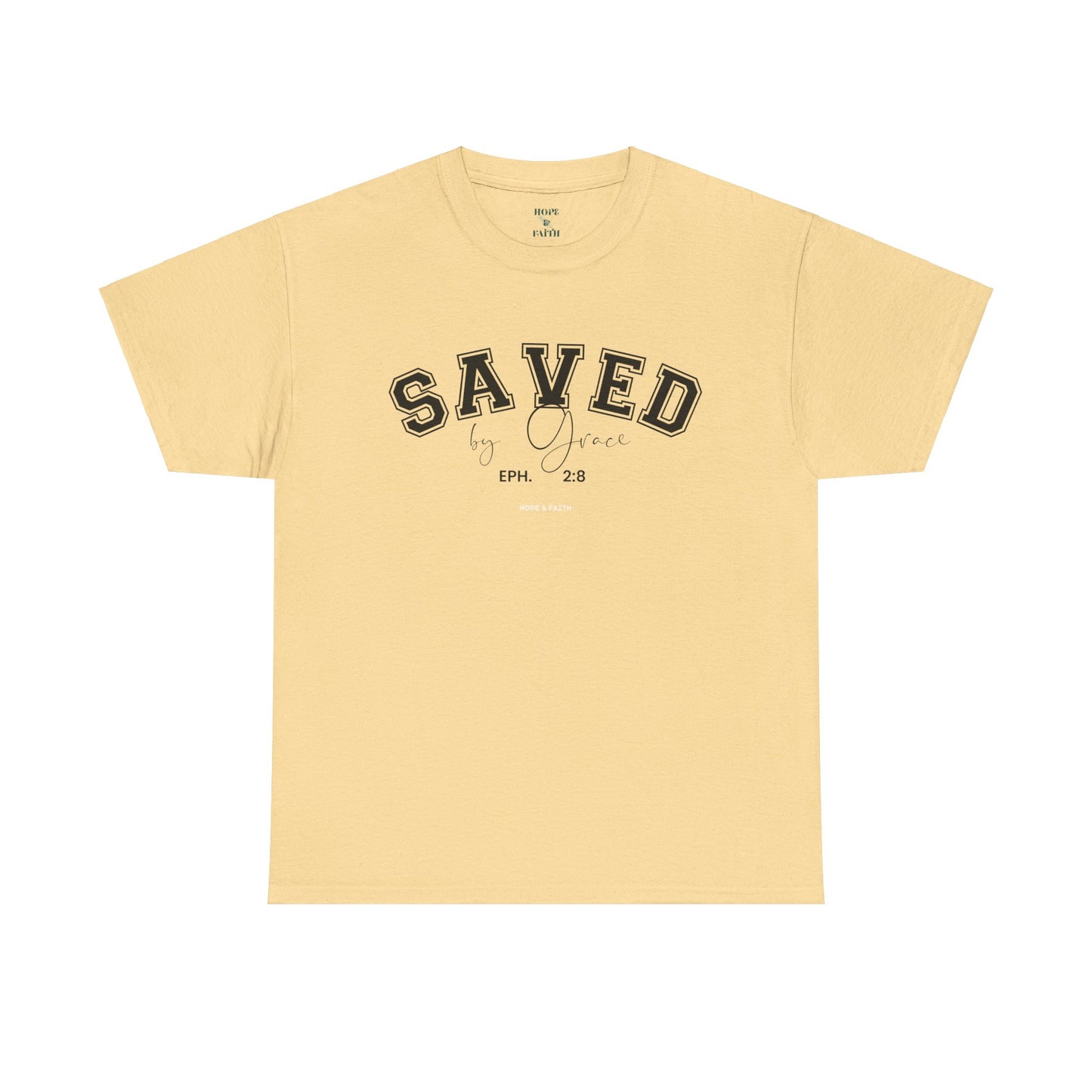 Saved - Camiseta unisex de algodón grueso 