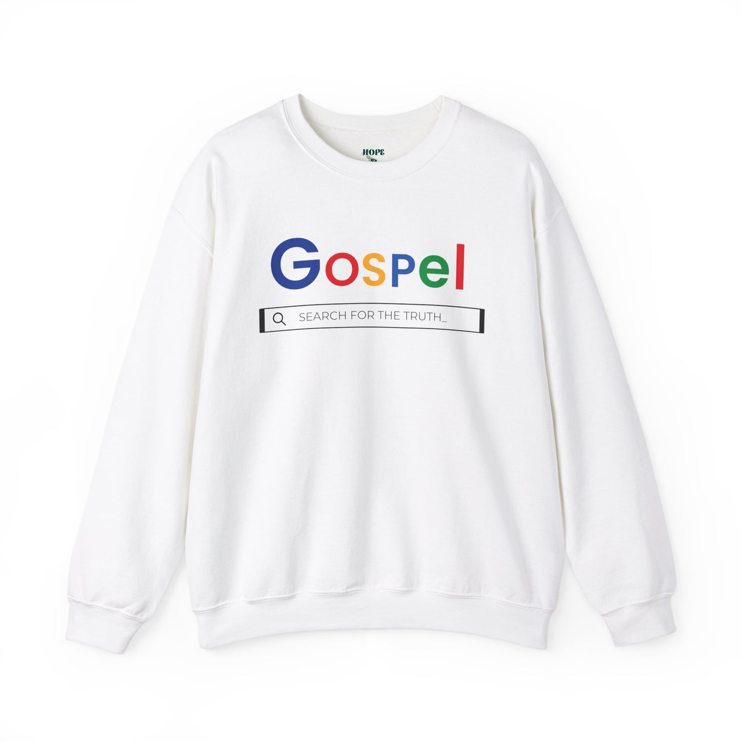 Gospel Search Crewneck Sweatshirt - Unisex Heavy Blend Comfort