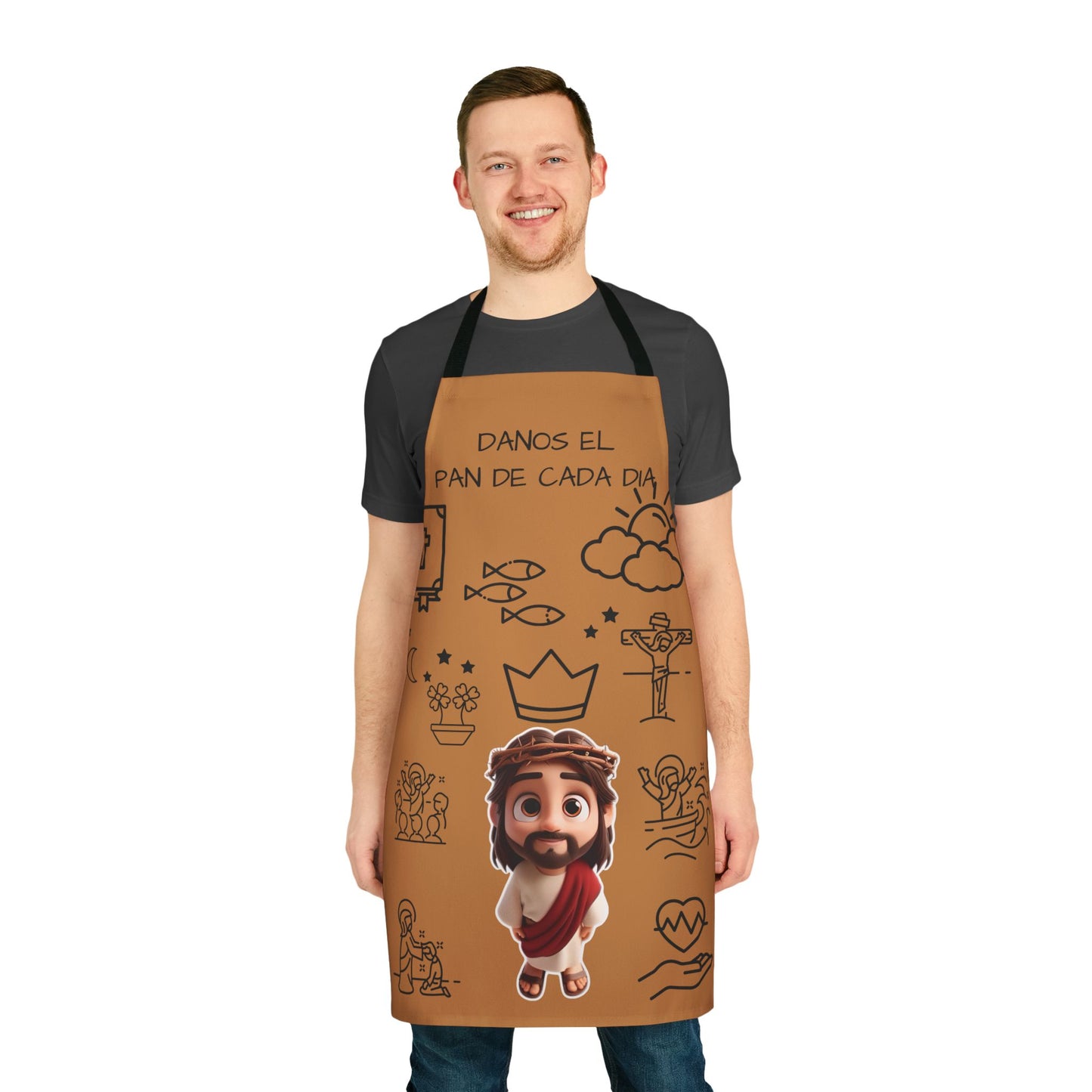 Jesus - Apron, 5-Color Straps (AOP)