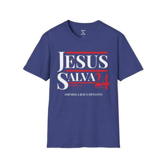 Jesús Salva - Camiseta unisex Softstyle 