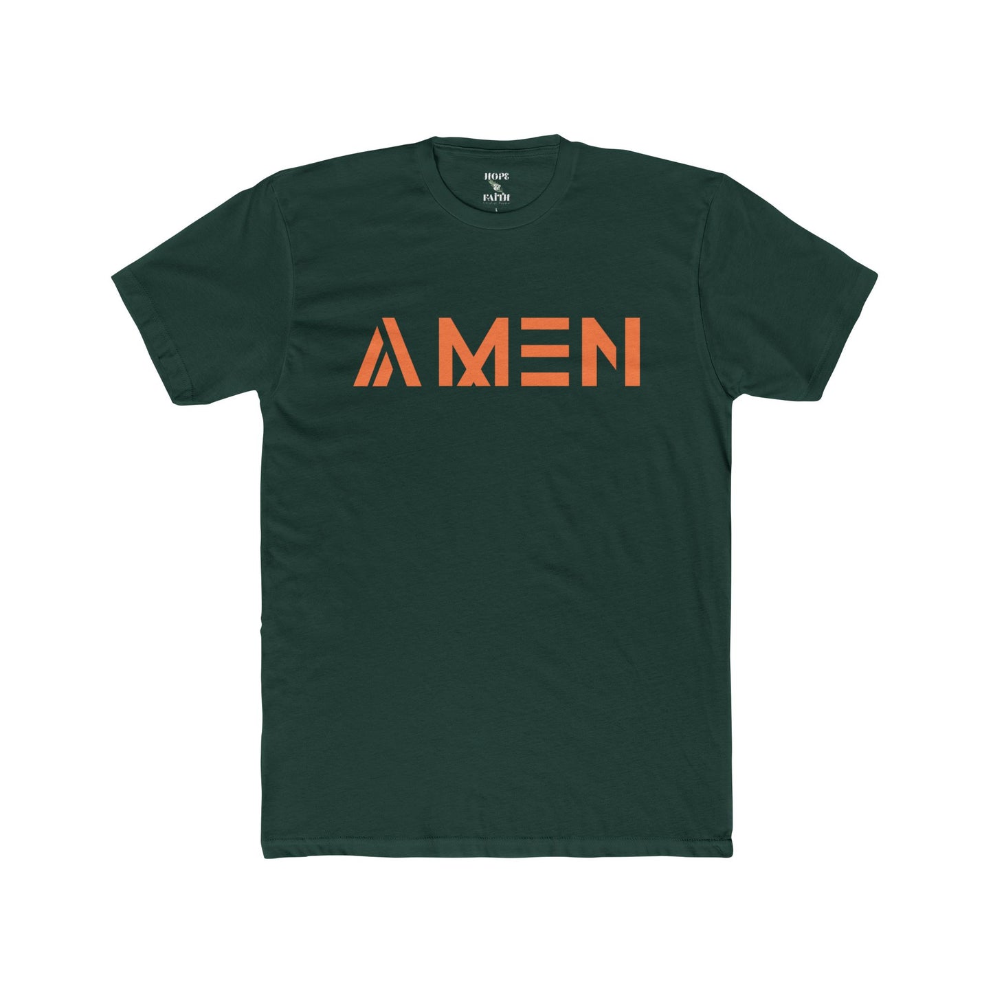 Amen - Unisex Cotton Crew Tee - Faith-Inspired Casual Wear