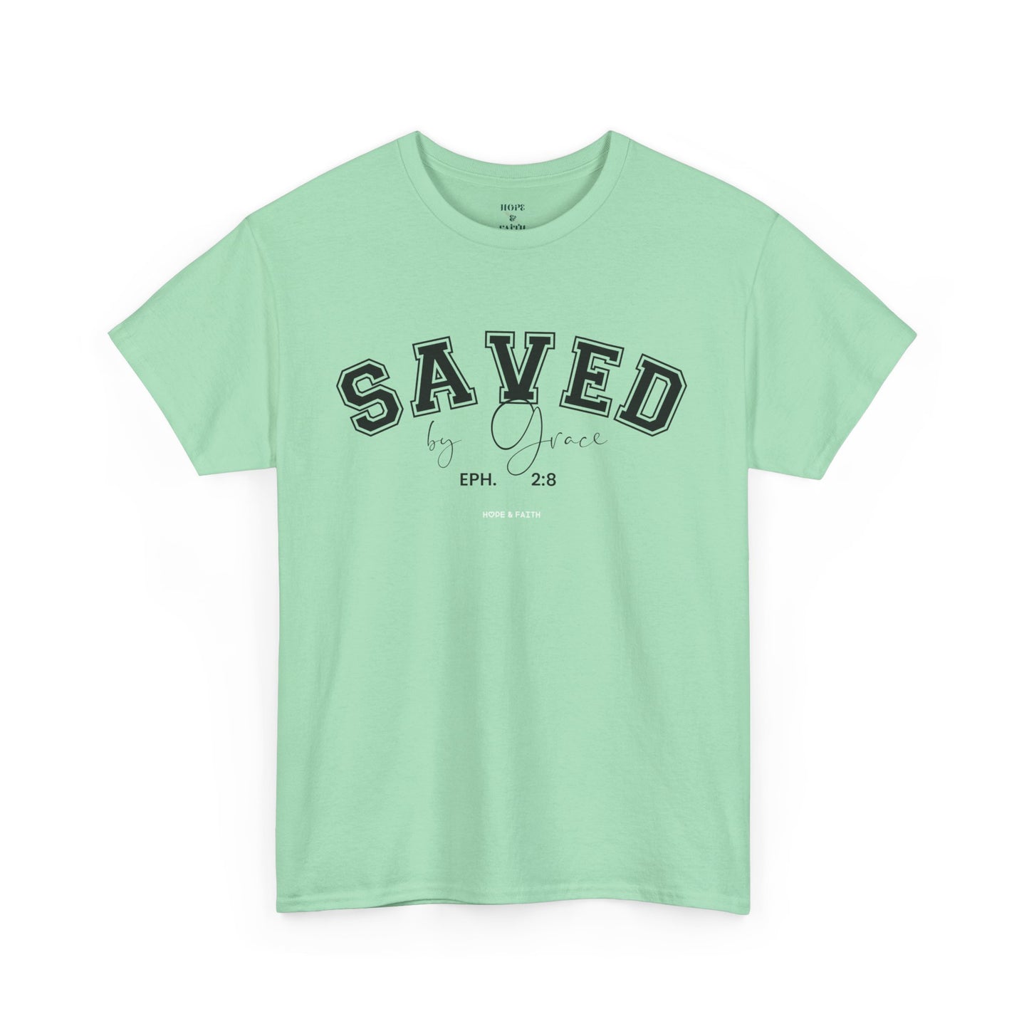 Saved - Camiseta unisex de algodón grueso 