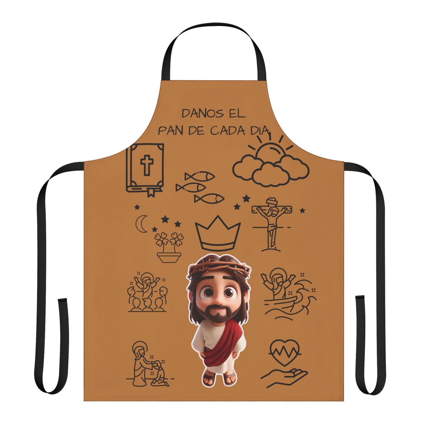 Jesus - Apron, 5-Color Straps (AOP)