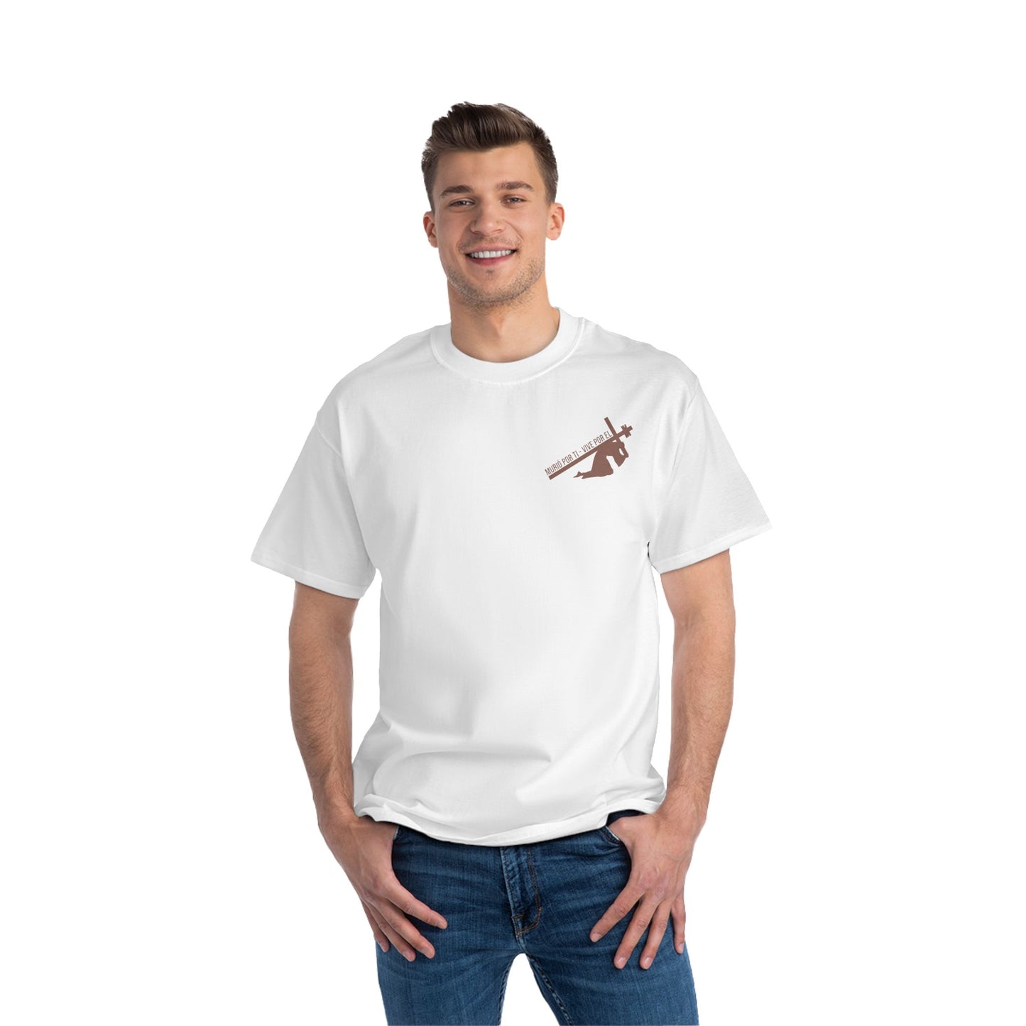 DIOS TE AMA - Inspirational Heart Design T-Shirt - "Dios Te Ama"