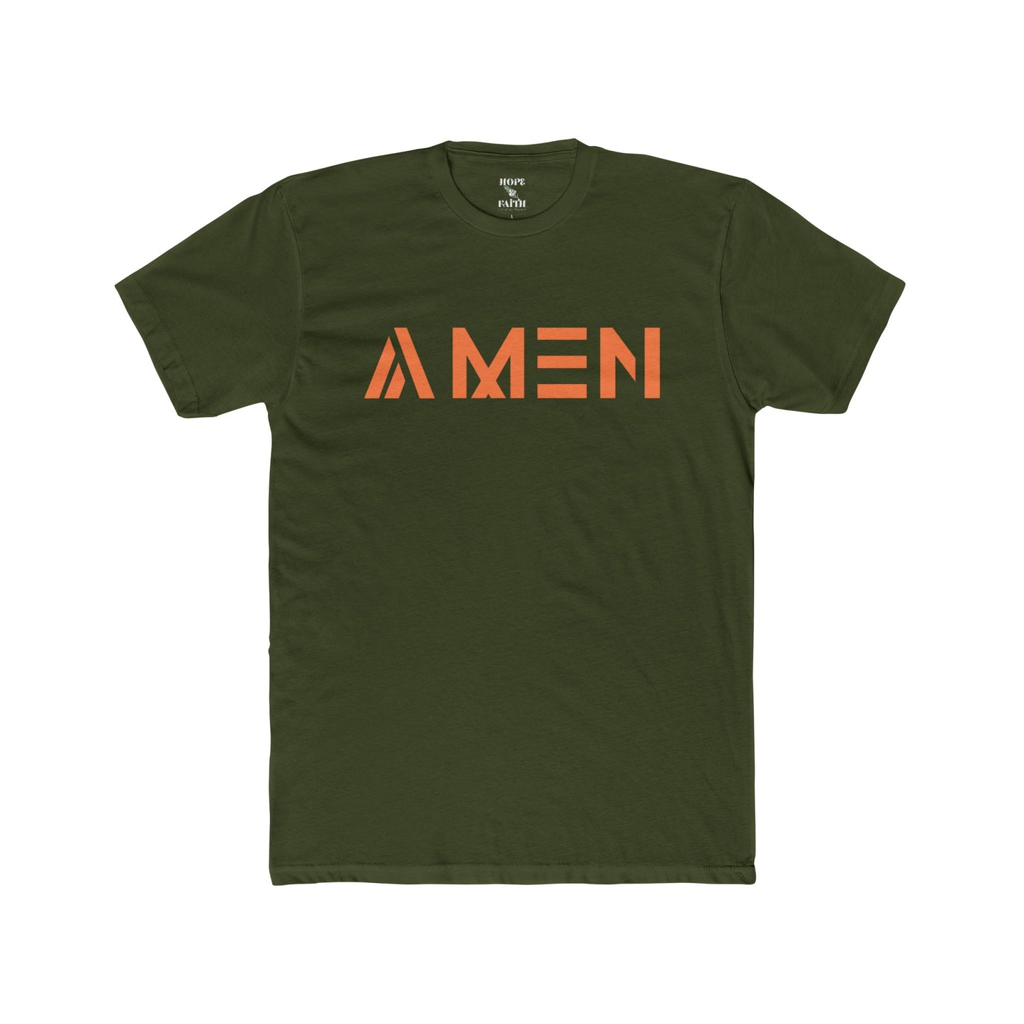 Amen - Unisex Cotton Crew Tee - Faith-Inspired Casual Wear