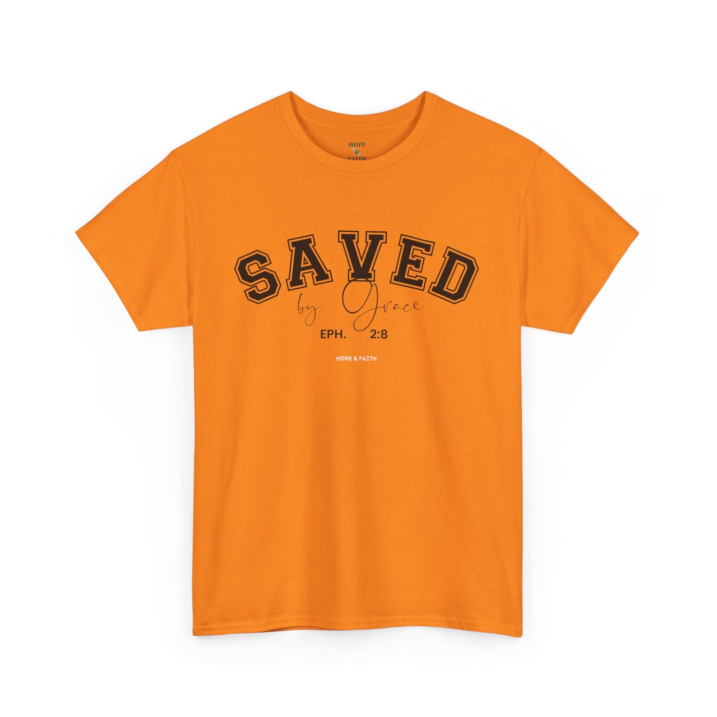 Saved - Camiseta unisex de algodón grueso 