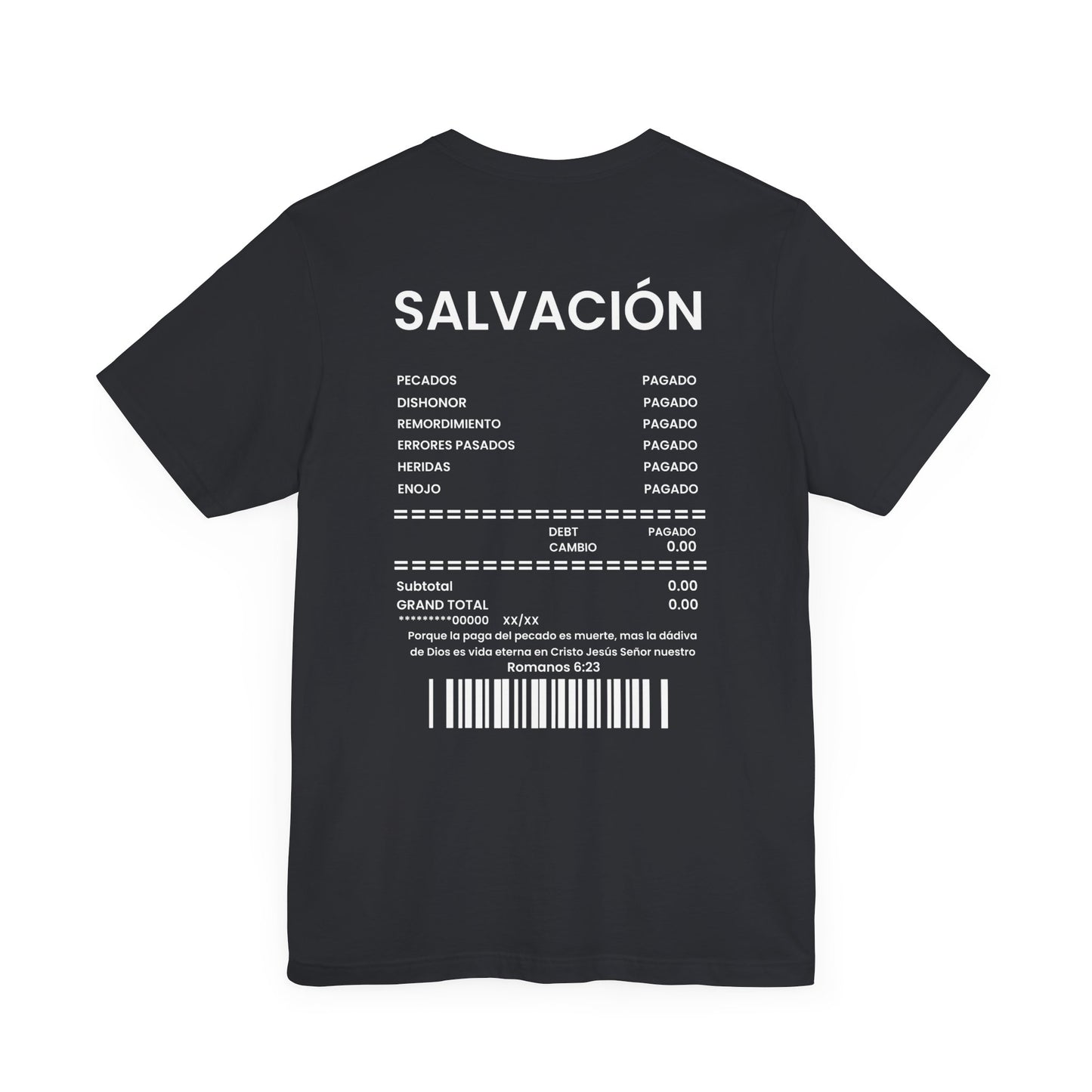 Recibo de salvación - Camiseta de manga corta Unisex Jersey 