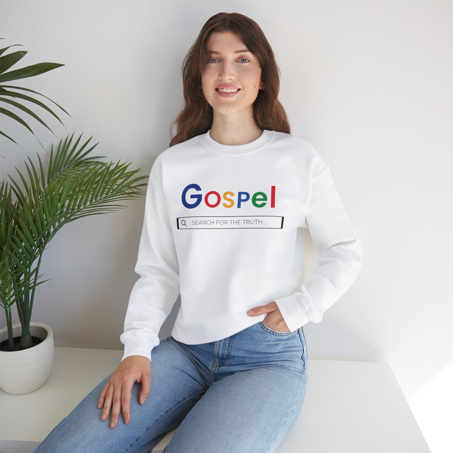 Gospel Search Crewneck Sweatshirt - Unisex Heavy Blend Comfort