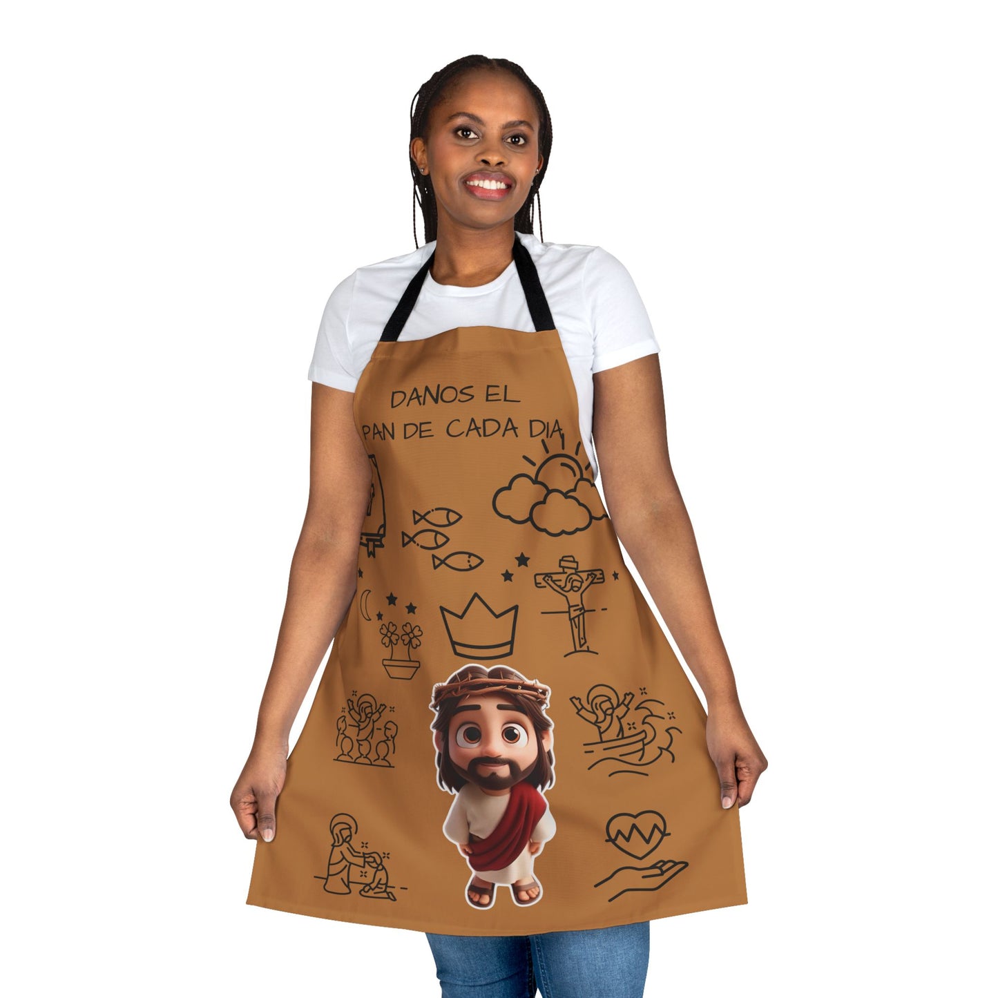 Jesus - Apron, 5-Color Straps (AOP)