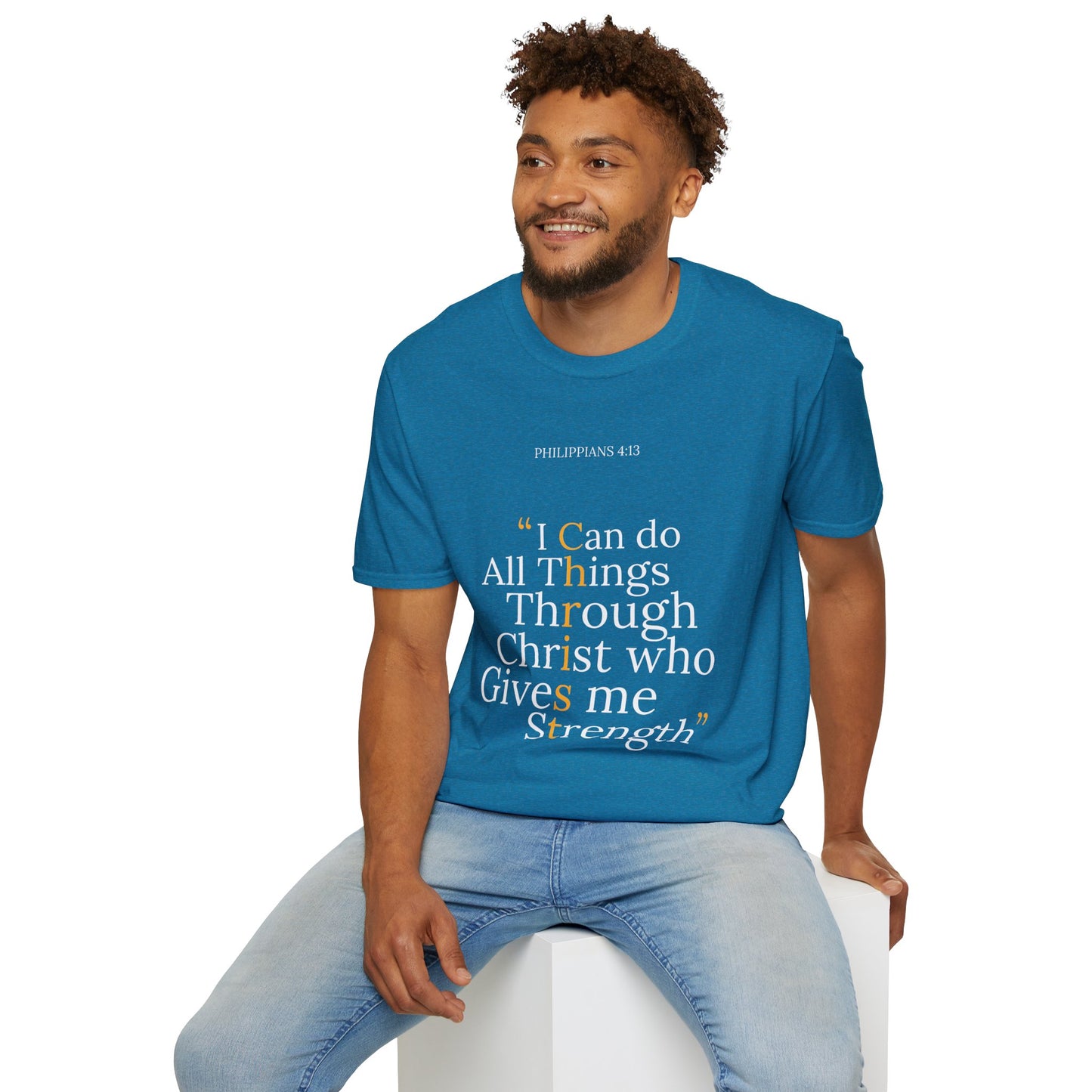 Philippians 4:13 - Unisex Softstyle T-Shirt