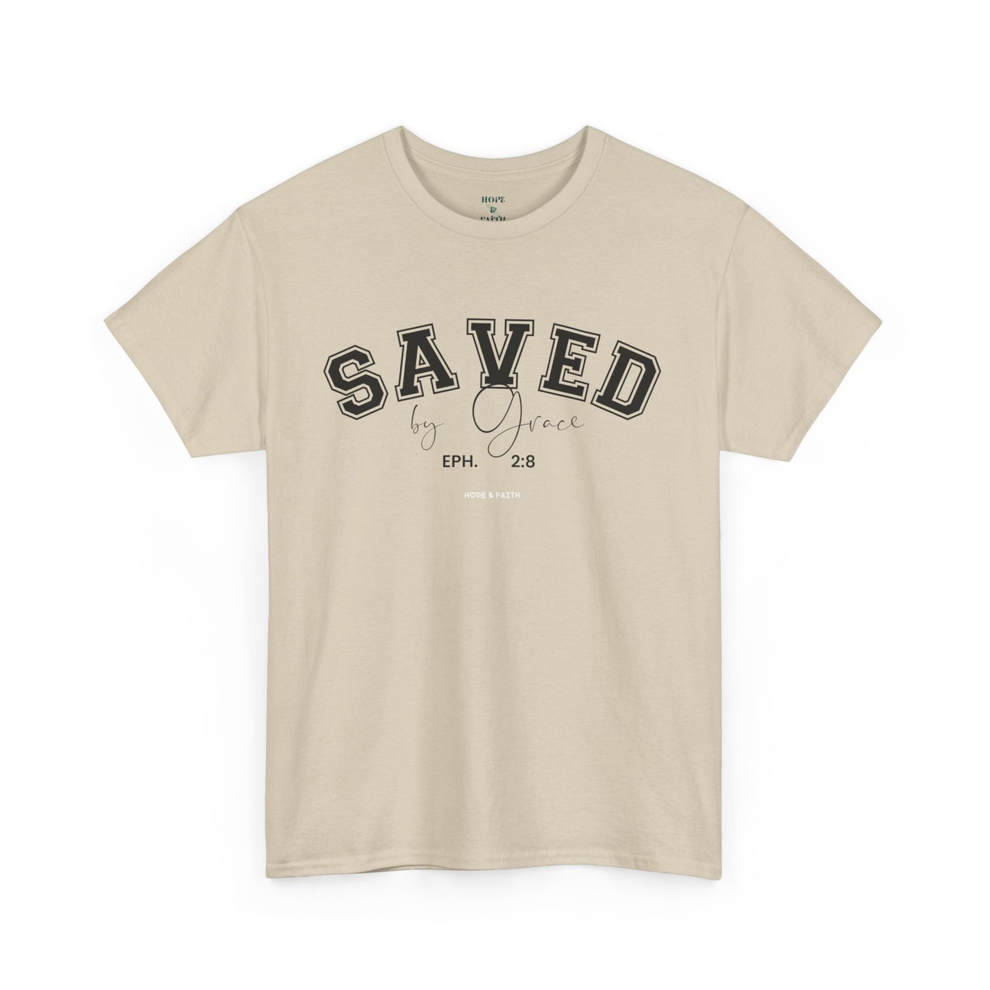 Saved - Camiseta unisex de algodón grueso 