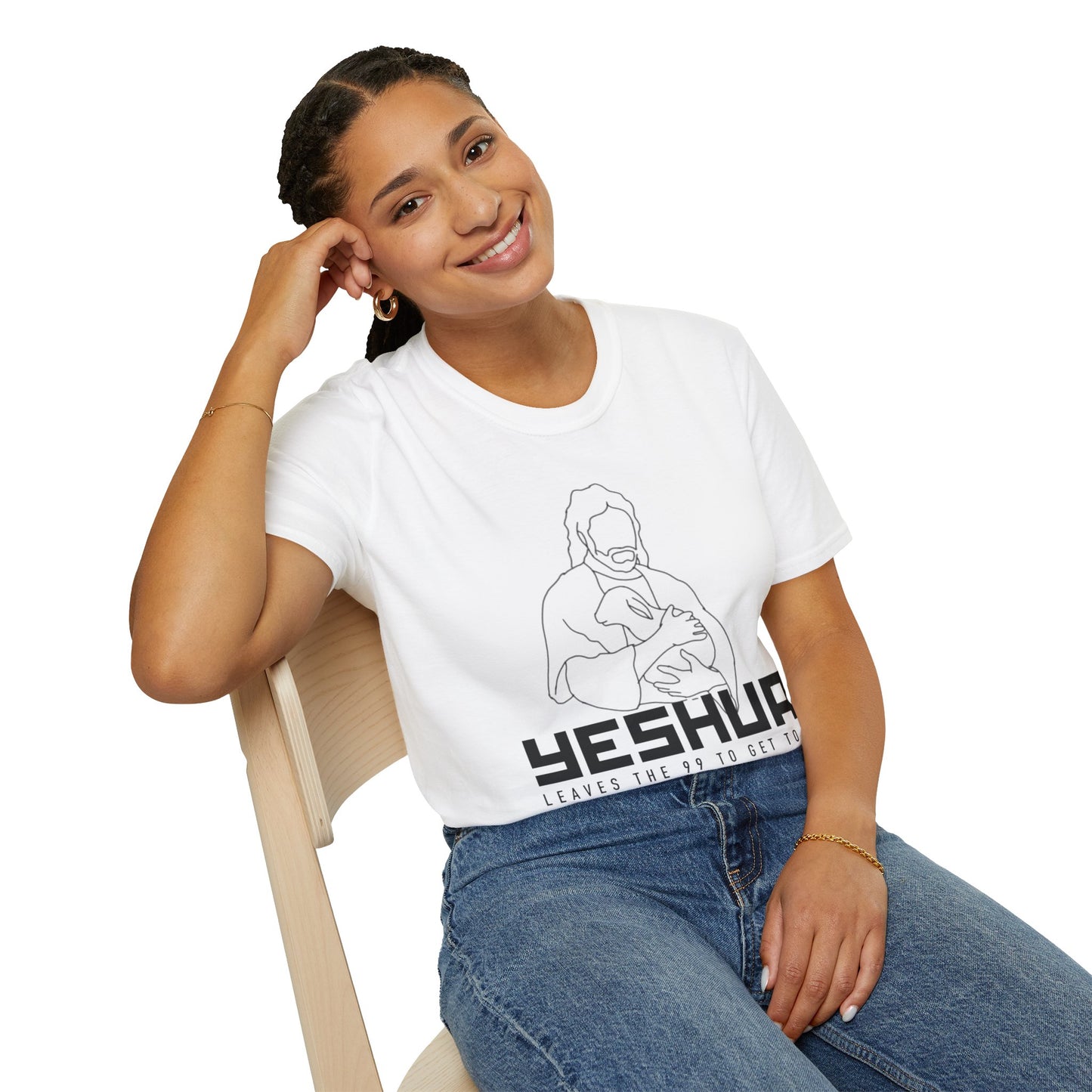 YESHUA 99 to get to 1 - Unisex Softstyle T-Shirt