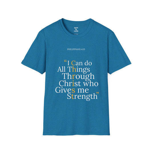 Philippians 4:13 - Unisex Softstyle T-Shirt