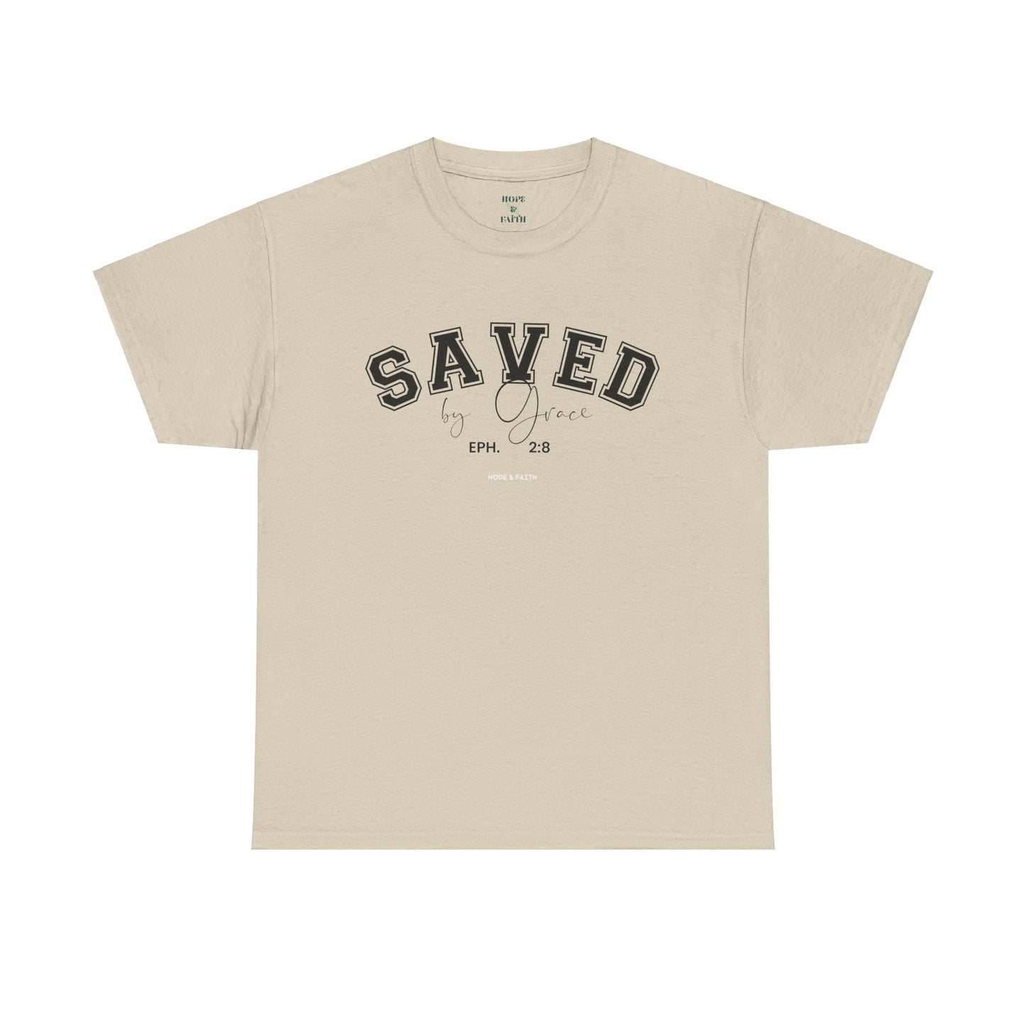 Saved - Camiseta unisex de algodón grueso 